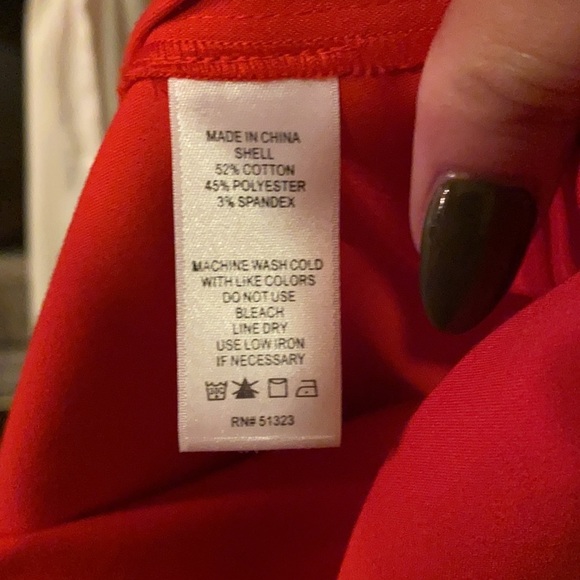 1. STATE red dress size XS side cutouts sleeveless​ - Picture 7 of 7